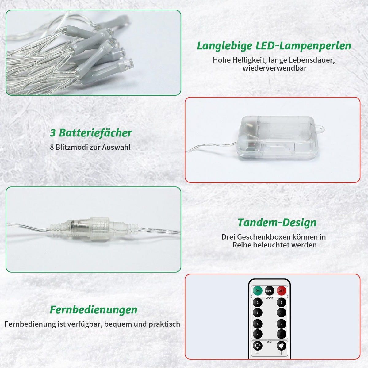 WEIHNACHTSGESCHENKBOX Elch (3er-set) 26/26/26 cm - Multicolor, Textil (26/26/26cm) - Nettlife