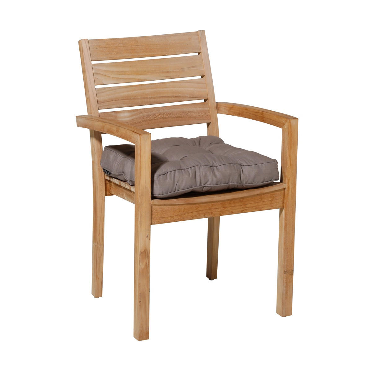 SITZKISSEN Basic 47/47 cm 4er-Set - Taupe, Textil (47/8/47cm) - Madison