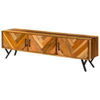 TV-BOARD Altholz 200x40x56 natur lackiert AVIGNON #140 - Naturfarben, Holz (200/56/40cm) - Massivmoebel24