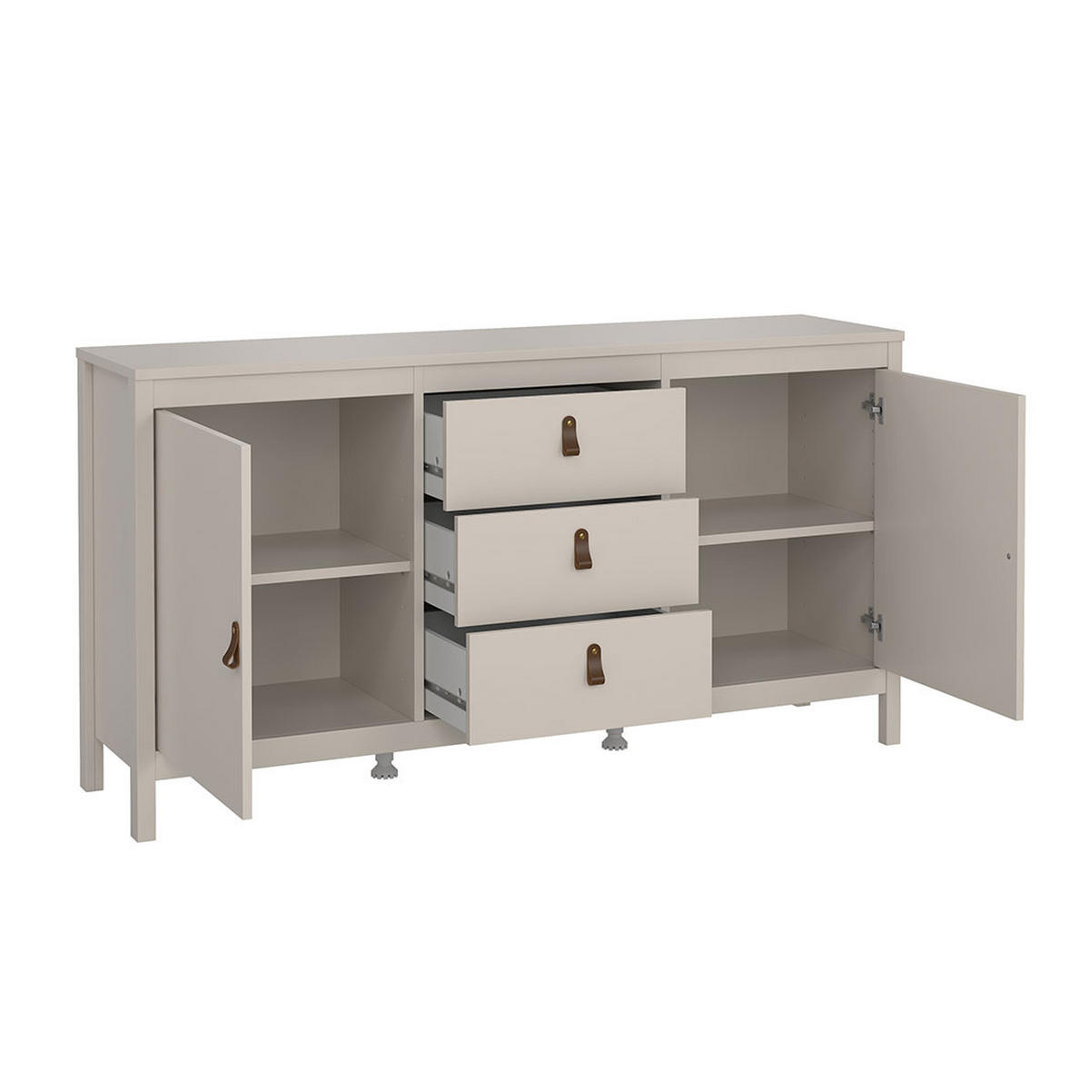 SIDEBOARD, Madrid, Kaschmir, Holzwerkstoff, 152 x 39 x 80 cm - Kaschmir, Holzwerkstoff (152/80/39cm) - ebuy24
