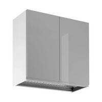 HÄNGESCHRANK – 80 cm – G80C – Velmora – Grau - Grau, Holzwerkstoff (80/72/32cm) - ROYAL24_MARKT