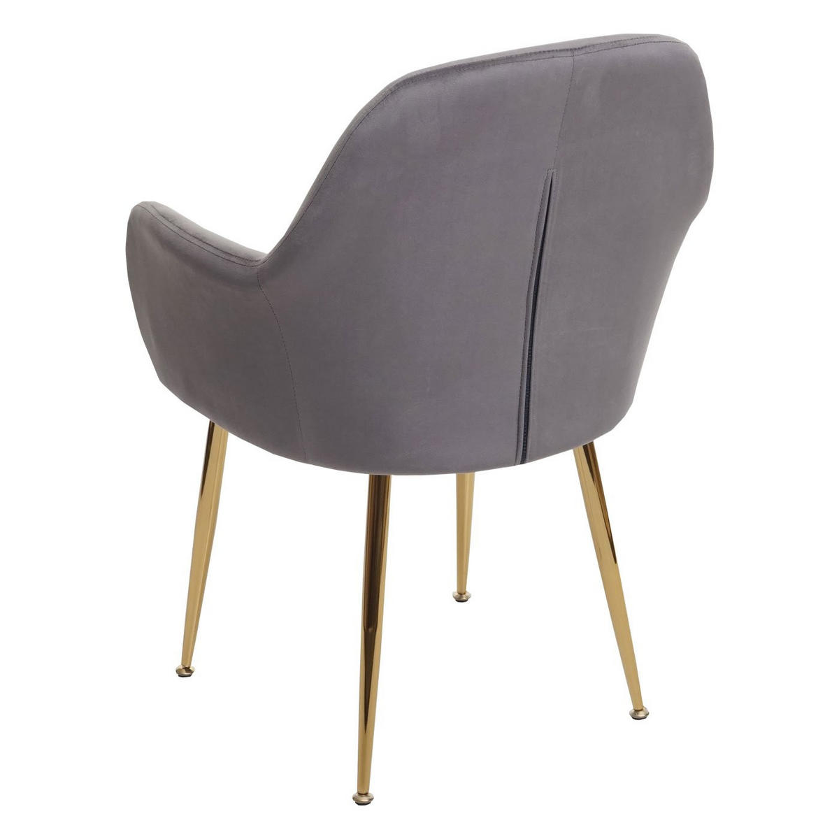 ESSZIMMERSTUHL Grau 2er-Set - Grau, Textil (57/83/57cm) - MCW