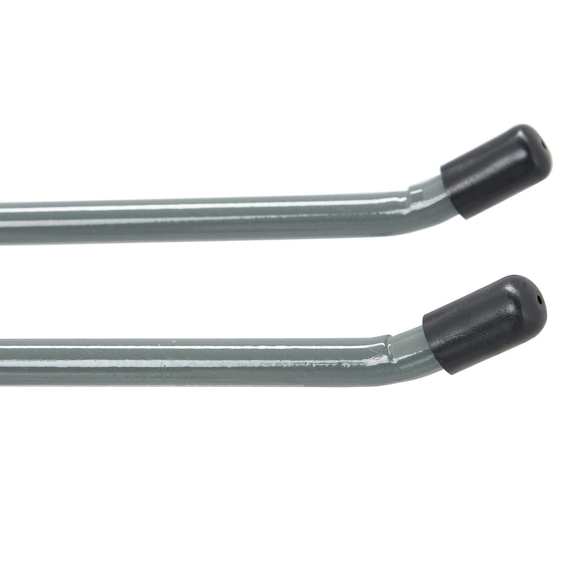 3XWANDHAKEN - Anthrazit, Kunststoff/Metall (9/7.5/24cm) - Relaxdays