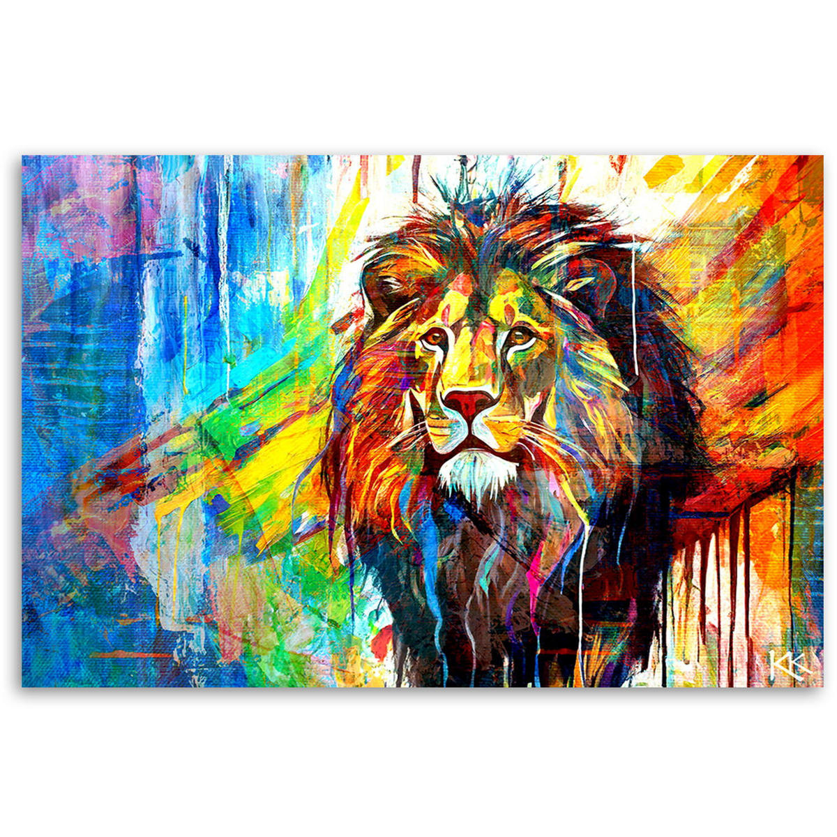 KUNSTDRUCK Lila 100/70 cm - Lila, Textil (100/70cm) - KUNSTLOFT