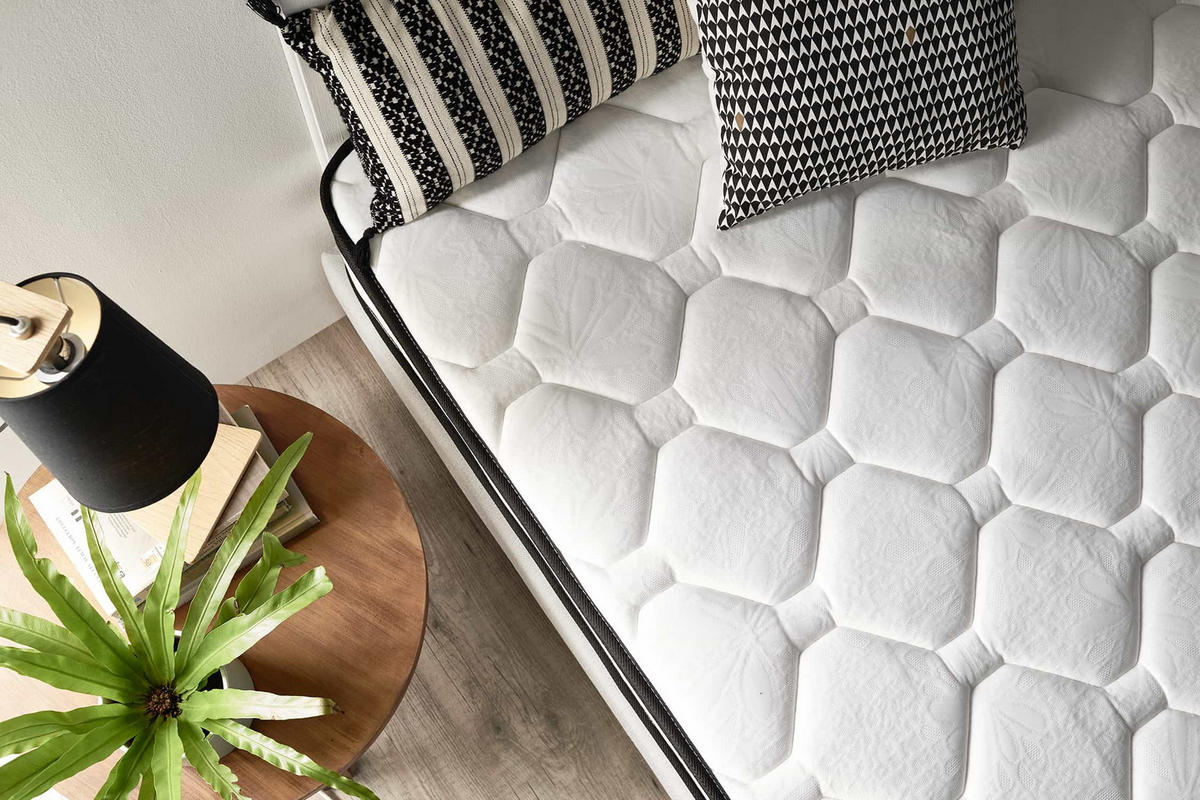MATRATZE Maxim 21cm, 150x190cm - Weiß, Textil (150/190cm) - Moonia