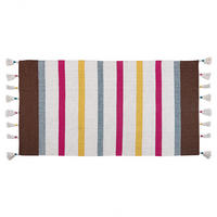 TEPPICH geflochten Hisarli 150/80 cm - Multicolor, Textil (80/150cm) - Beliani