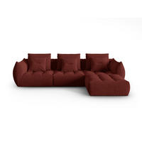 SOFA modular Bloom aus strukturiertem Stoff rot 2 Sitzplätze - Rot, Textil (216/332cm) - Micadoni