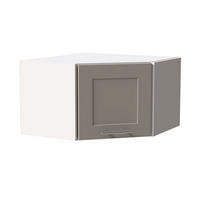 ECKHÄNGESCHRANK Oslo W10/60/36 Weiß / Kaschmir Matt 60 / 60 / 36cm - Kaschmir/Weiß, Holz/Holzwerkstoff (60/36/60cm) - Feldmann-Wohnen