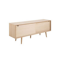 SIDEBOARD weiß - Eichefarben, Holz (180/71/45cm) - ebuy24