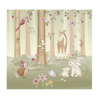 FOTOTAPETE Fairy Garden - Multicolor, Papier/Kunststoff (300/280cm) - Little Dutch