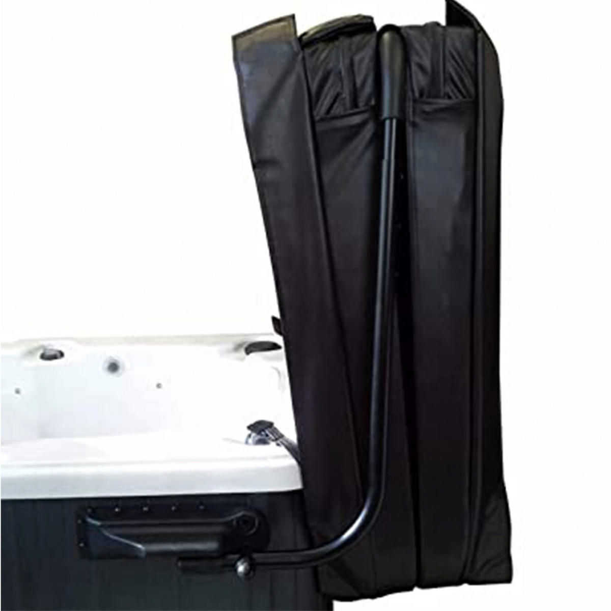 WHIRLPOOL ABDECKHILFE ZUBEHÖR Ersatzhalterung für randbefestigte Abdeckhilfe - Braun, Kunststoff (12/11/37.5cm) - Canadian Spa Company
