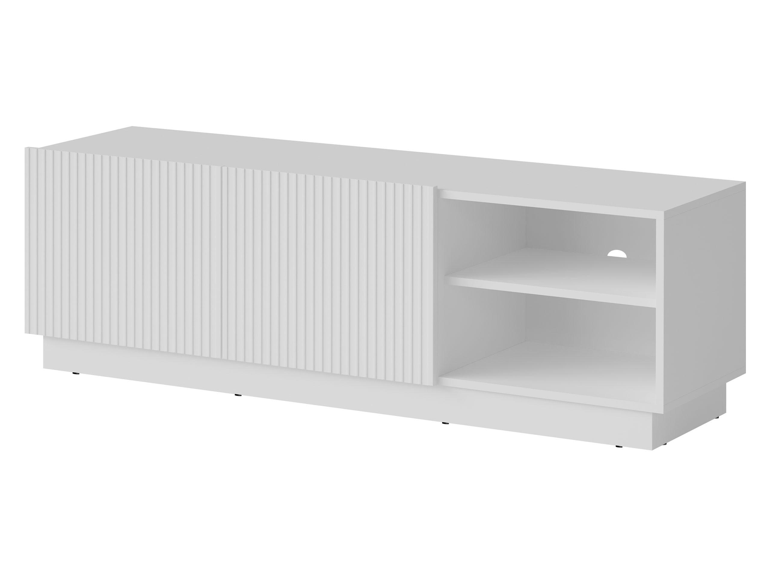 TV-ELEMENT Liverti 150 2D - Schwarz/Weiß, Holzwerkstoff/Kunststoff (150/48/42cm) - MIRJAN24