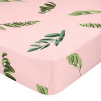 SPANNBETTTUCH blooming 180x200x32 cm mehrfarbig - Multicolor, Textil (180/200cm) - Happy Friday