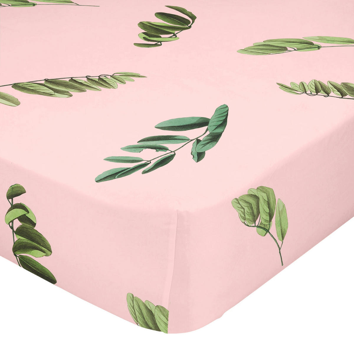 SPANNBETTTUCH blooming 180x200x32 cm mehrfarbig - Multicolor, Textil (180/200cm) - Happy Friday