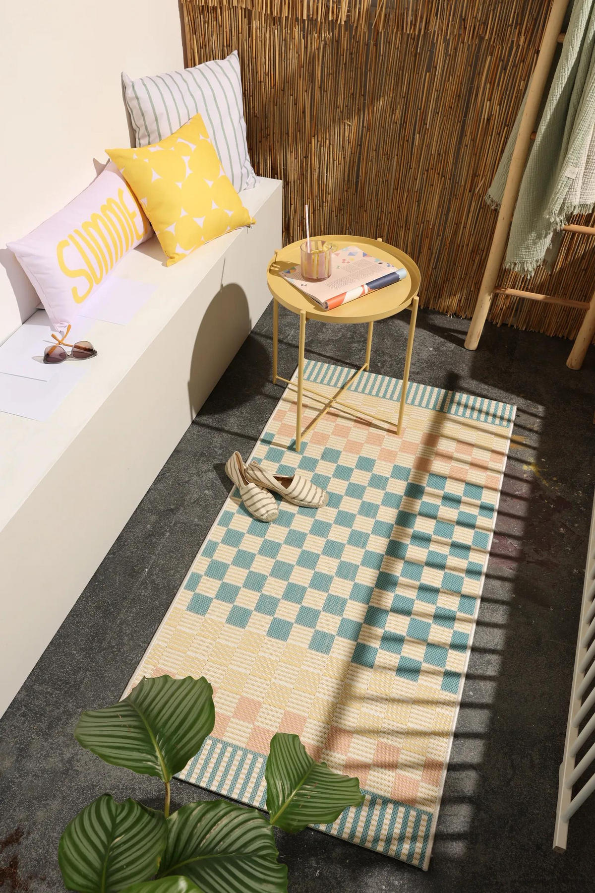 OUTDOORTEPPICH Candy Multicolor 200/290 cm - Multicolor, Kunststoff/Textil (200/290cm) - benuta