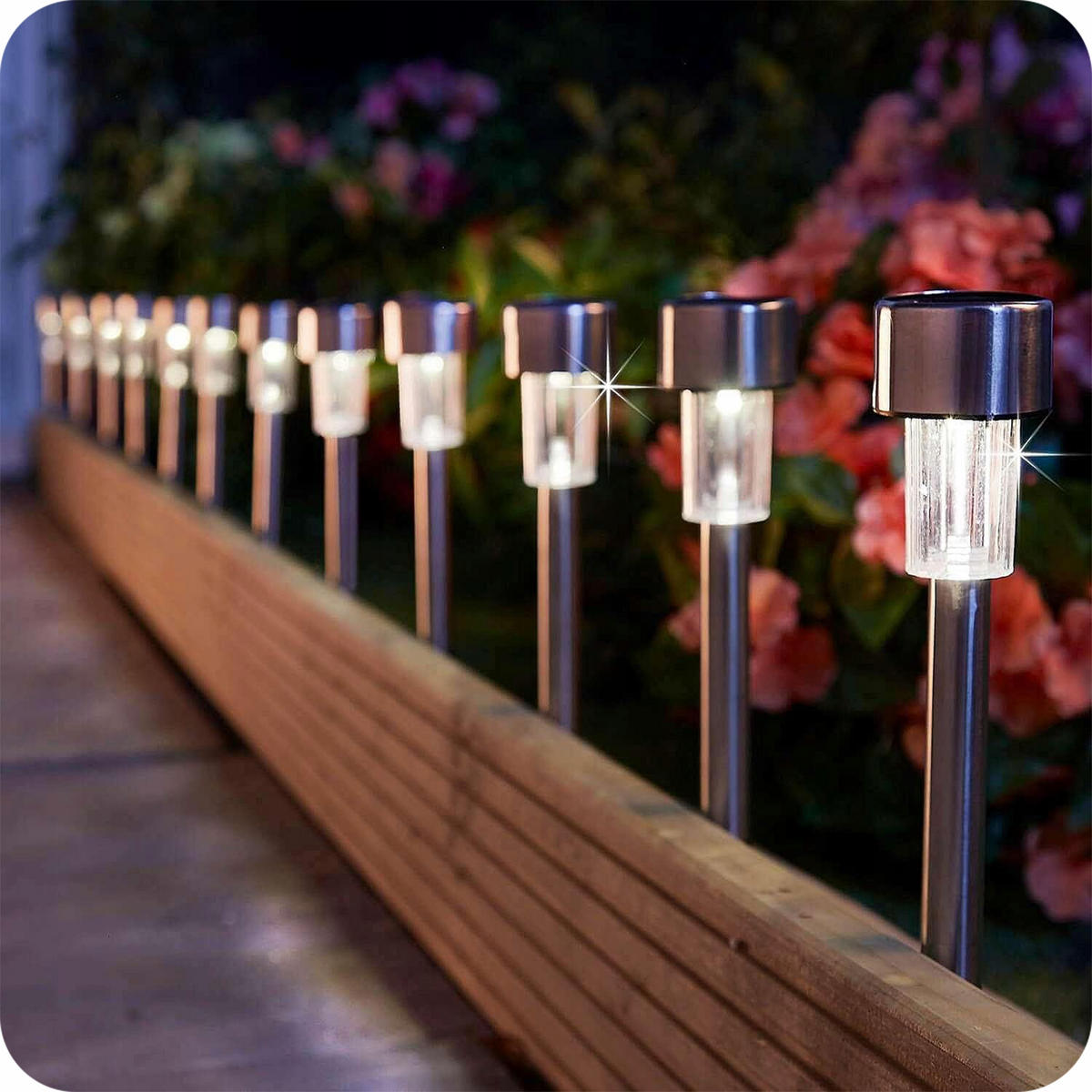 SOLARLEUCHTE 6-er Set Solarlampen - Silberfarben, Metall (4.5/4.5/31.5cm) - KRUMAD