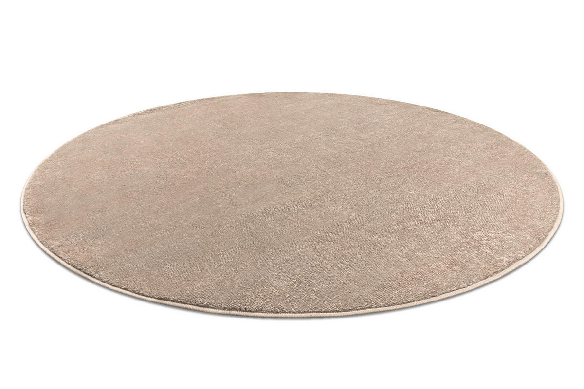 TEPPICH Softy 200 cm - Beige, Textil (200/200cm) - rugsX