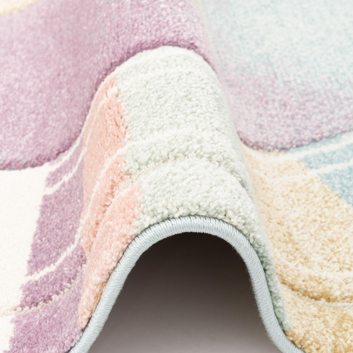 KINDER TEPPICH MAUI KIDS RAINBOW STAR - Multicolor, Textil (120/170cm) - Pergamon