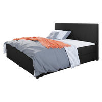 BOXBETT Fado III - Schwarz, Holz/Kunststoff (180/200cm) - MIRJAN24