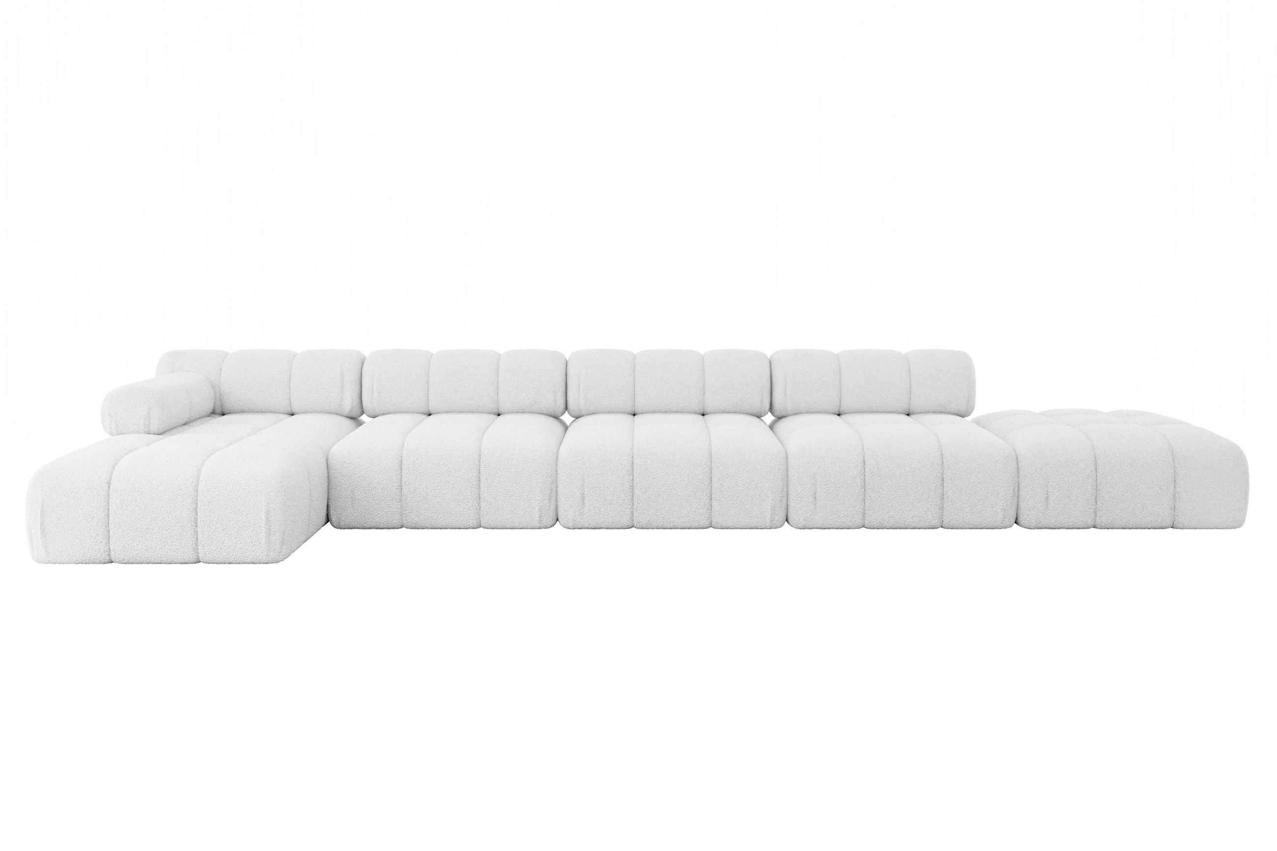 Altdecor Ecksofa Weiß 475x160 cm