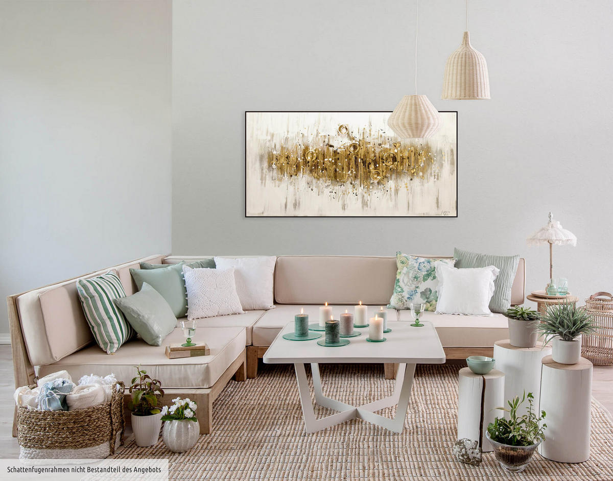 ÖLGEMÄLDE 120/60 cm - Braun, Holz/Textil (120/60cm) - KUNSTLOFT