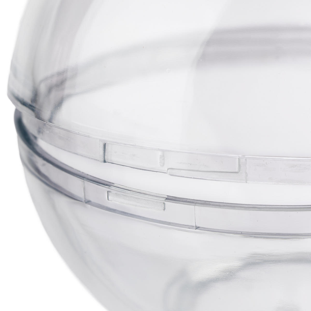 6XKULIČKY z potravinářské fólie - průhledná, plast (9/8/9cm) - Relaxdays