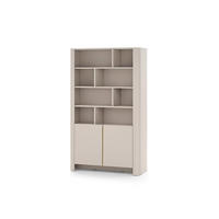 VITRINE BARI Beige 103x39x170 cm - Beige, Holzwerkstoff (103/170/39cm) - FURNLUX