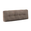 PALETTENKISSEN Taupe 120 x 40 cm - Taupe, Textil (120/40/20cm) - Vicco