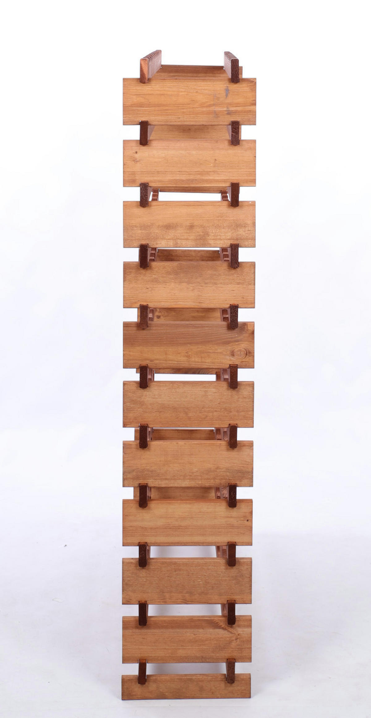 WEINREGAL VINOTECA FLEX PRO HxBxT 149x103x28 110 Flaschen auf 11 Ebene Braun geölt - Braun, Holz (103/149/28cm) - PROREGAL