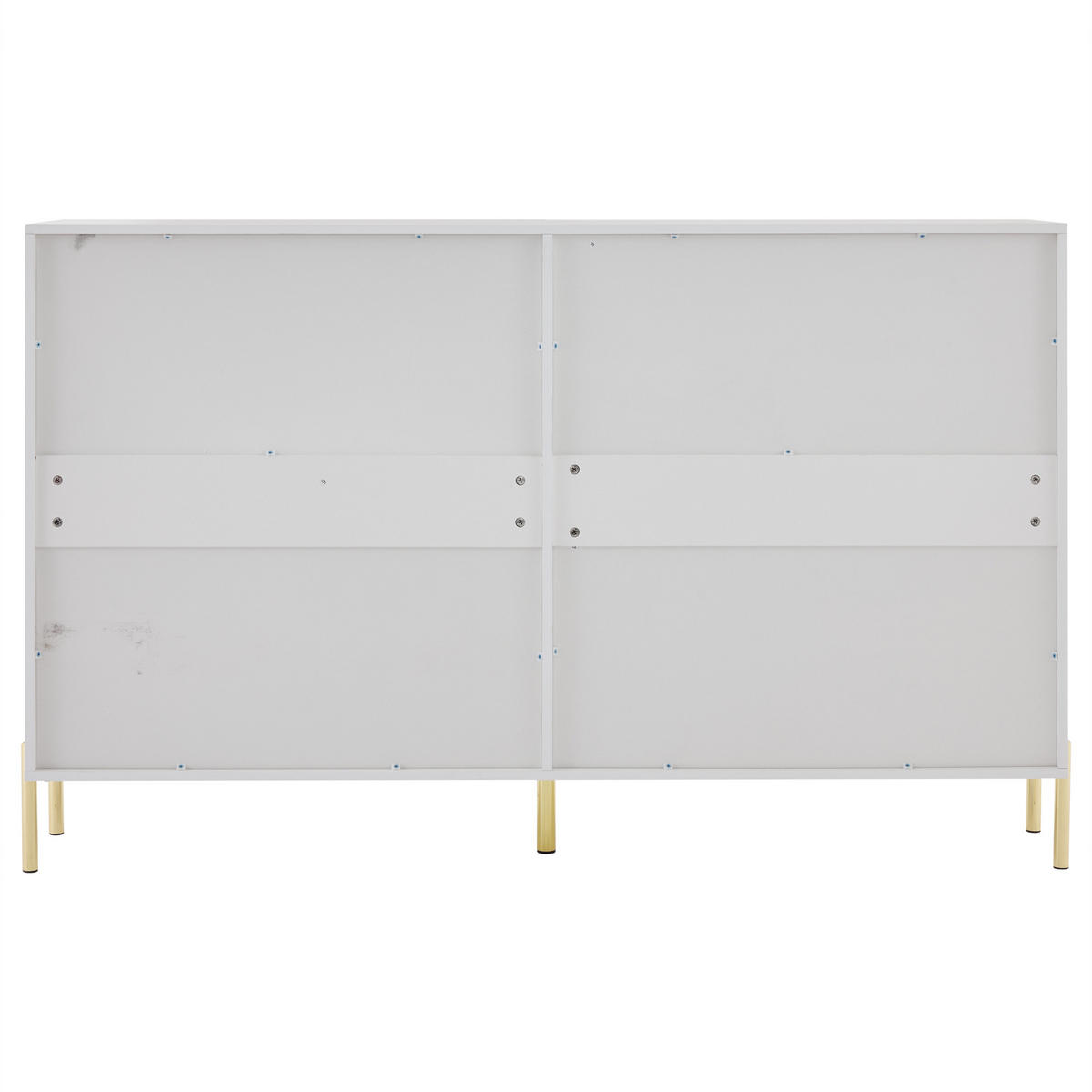 SIDEBOARD DE-37712 mit 4 Türen und verstellbaren Böden Weiß - Weiß, Holzwerkstoff (160/100/36.5cm) - ComfortXL