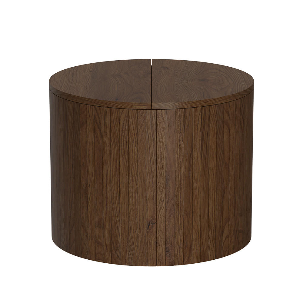 COUCHTISCH Tavilo Walnuss 48 x 48 cm - Walnussfarben, Holzwerkstoff (48/48/38cm) - Vicco