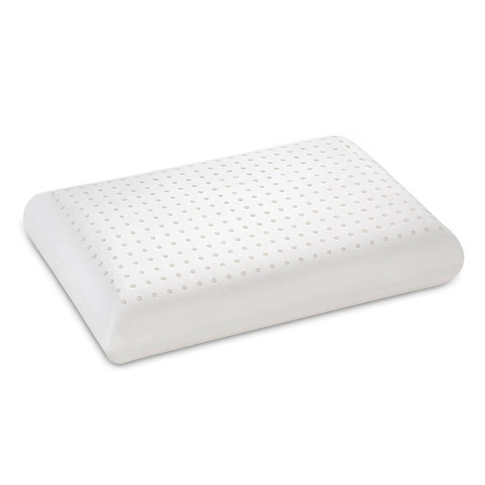 KOPFKISSEN Natura Classic Latex Weiß 40x80 cm - Weiß, Naturmaterialien/Textil (40/80cm) - Letti Moderni