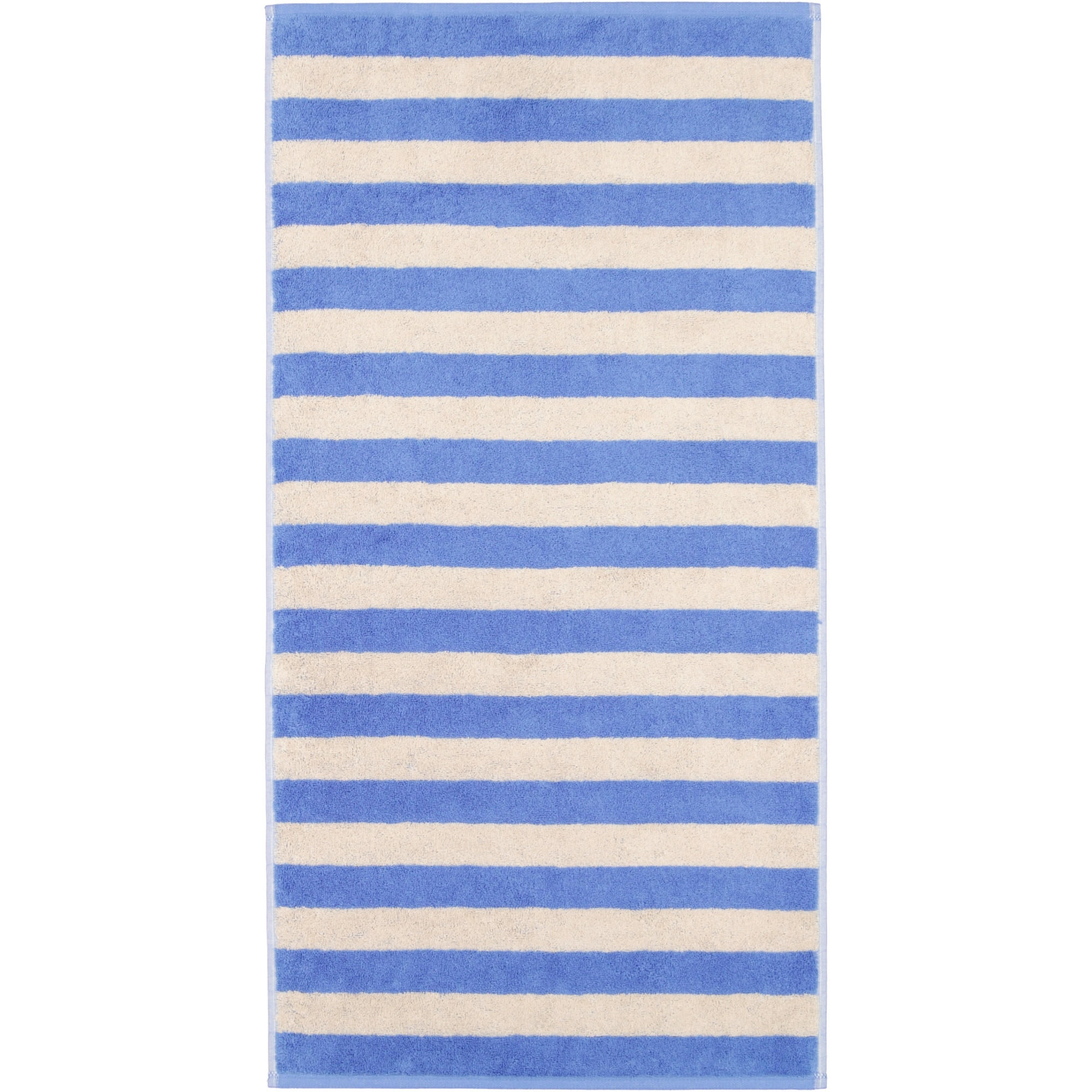 HANDTUCH LINES BLOCKSTREIFEN 6256 CAPRI - 13 - Blau, Textil (50/100cm) - Cawoe