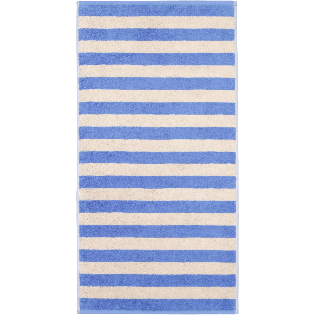 HANDTUCH LINES BLOCKSTREIFEN 6256 CAPRI - 13 - Blau, Textil (50/100cm) - Cawoe