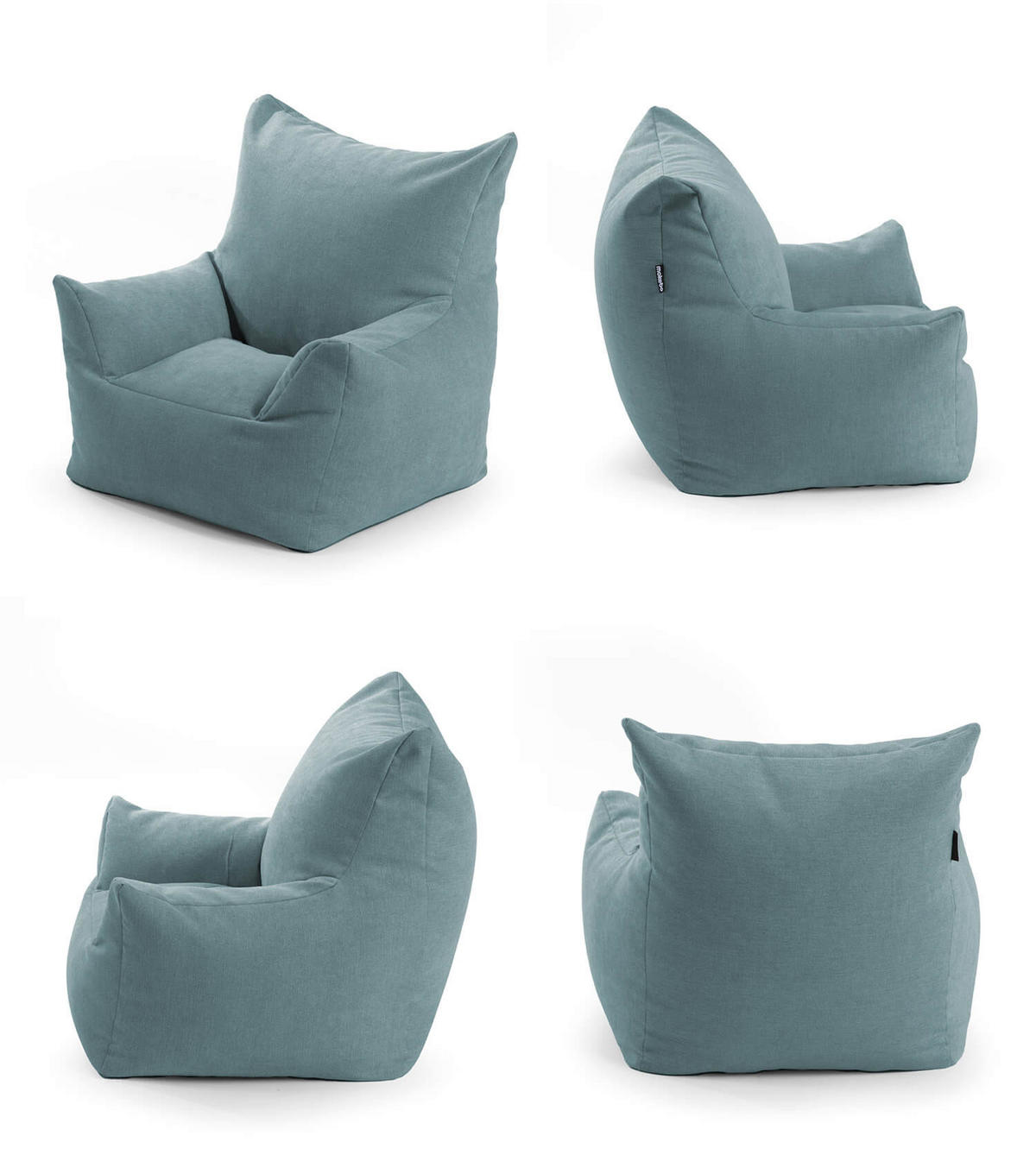 KINDERSESSEL Der Pausenheld - Blau, Textil (52/57/53cm) - Mokebo