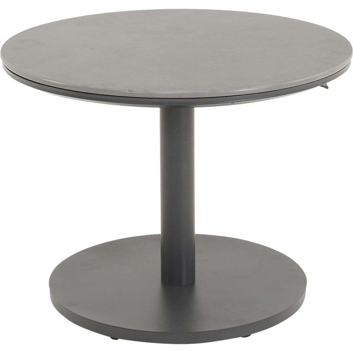 GARTENTISCH Geneva - Grau - 59/59/ cm - Grau, Metall (59/59cm) - Lesli Living