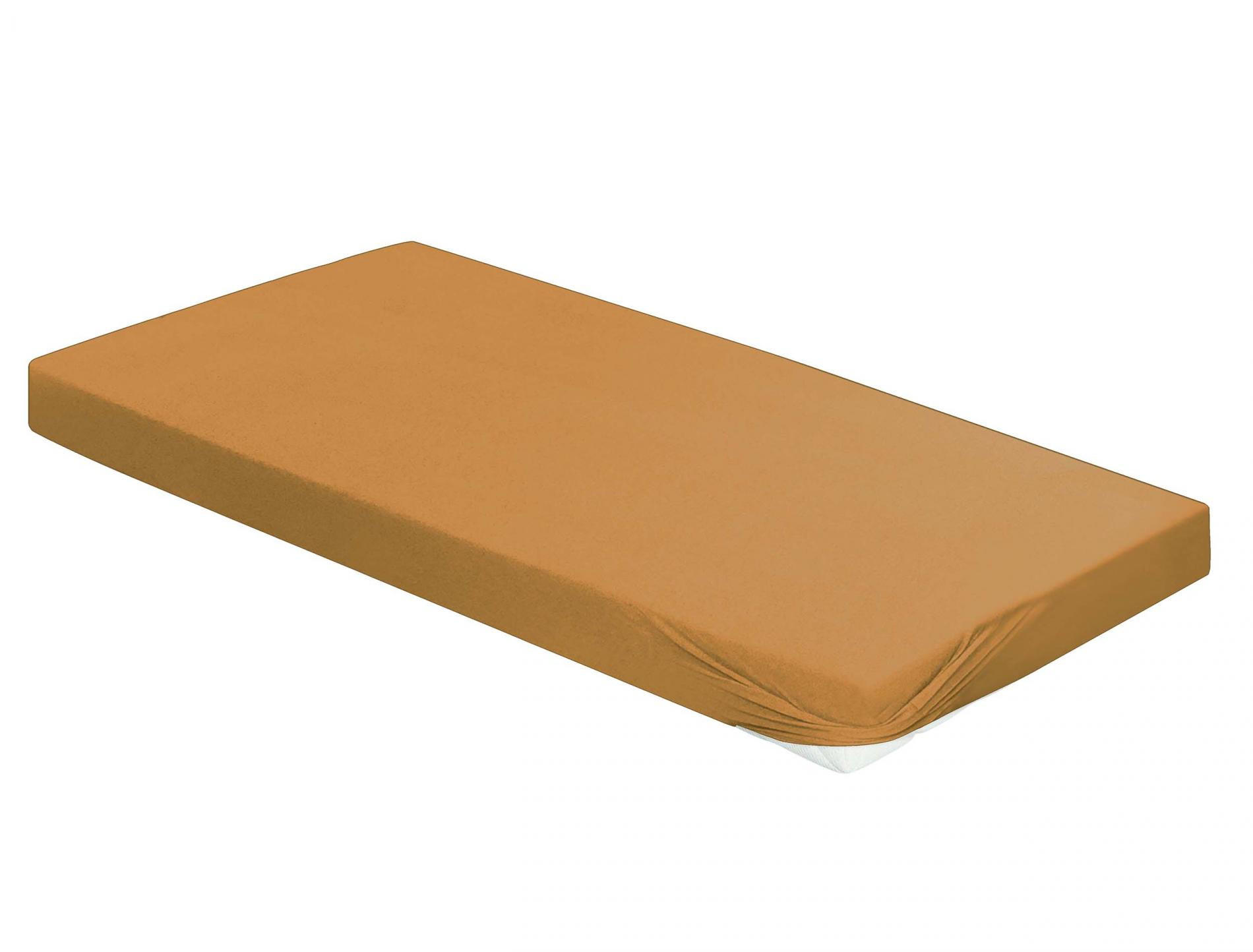 SPANNBETTTUCH VESUV 0012 - Gelb, Textil (190/200cm) - Irisette