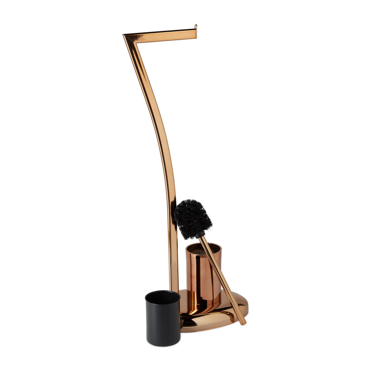 STAND WC - Kupferfarben, Metall (21/75/26cm) - Relaxdays