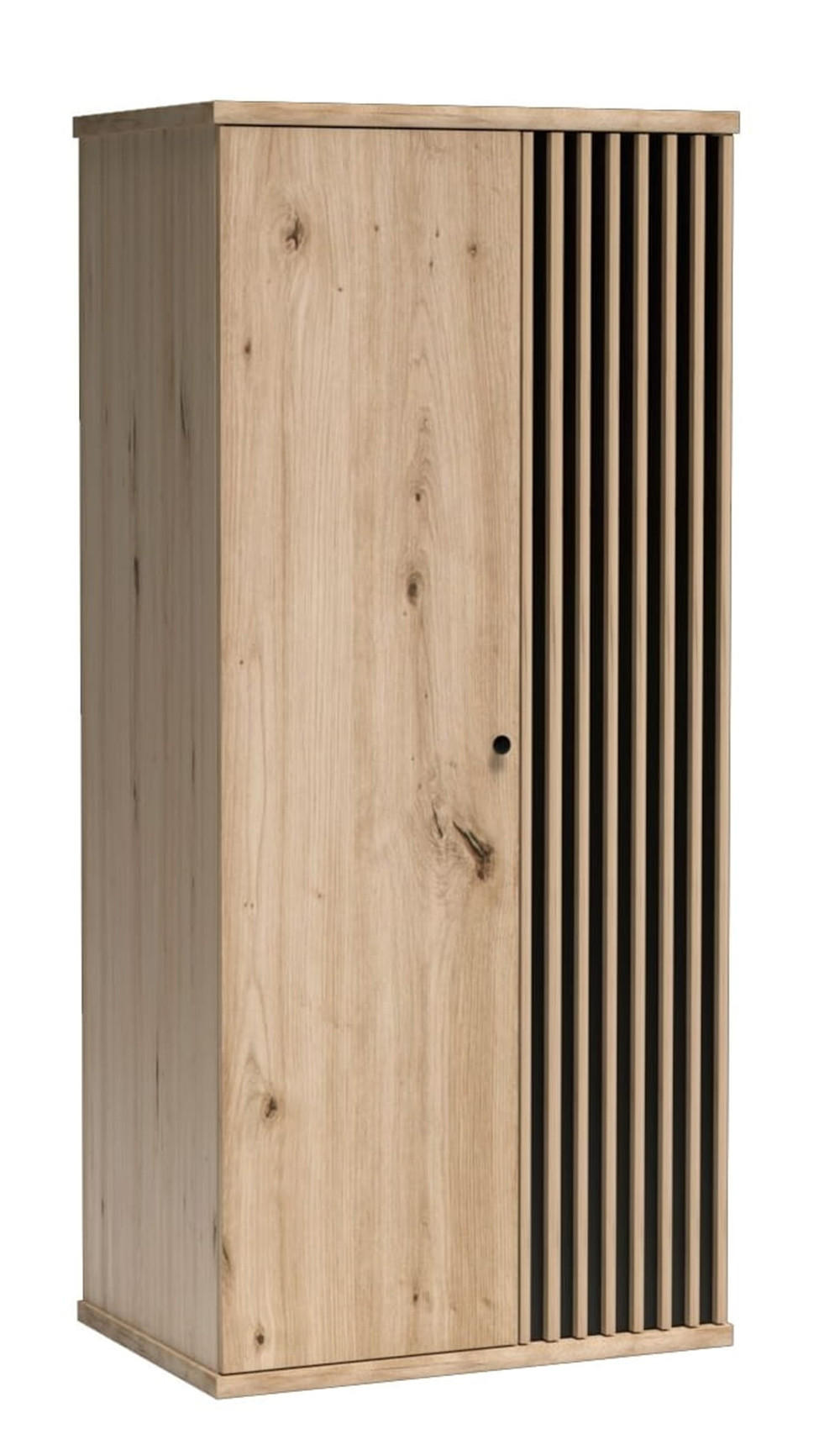 Meblini Kleiderschrank Eiche Artisan 85x191x58 cm
