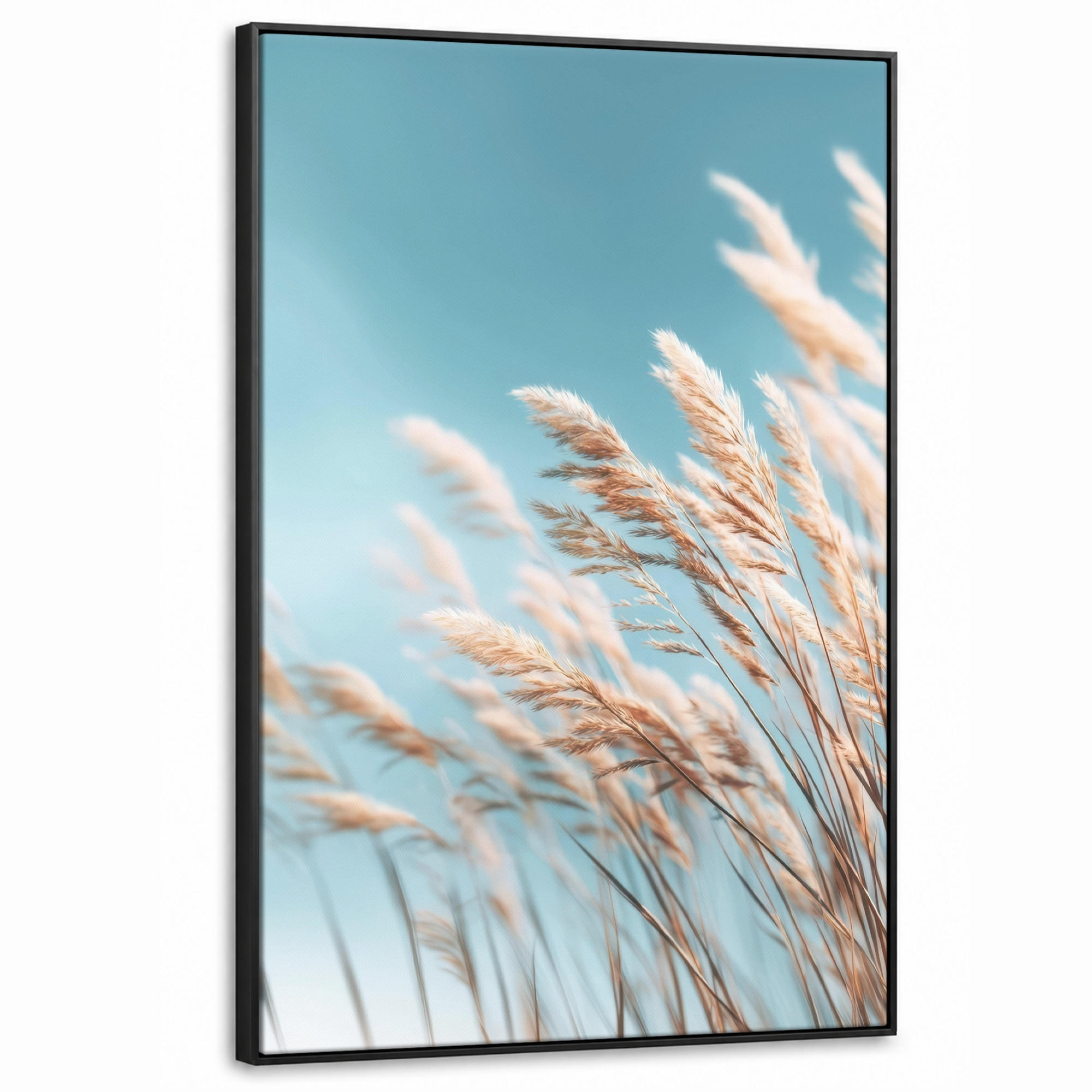 MuchoWow Leinwand Hellblau 100x150 cm
