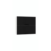 HÄNGESCHRANK W80GRF/2 - KENDRO - Funktionales Design Konzept - Schwarz/Weiß, Holz/Metall (80/72/30cm) - ROYAL24_MARKT