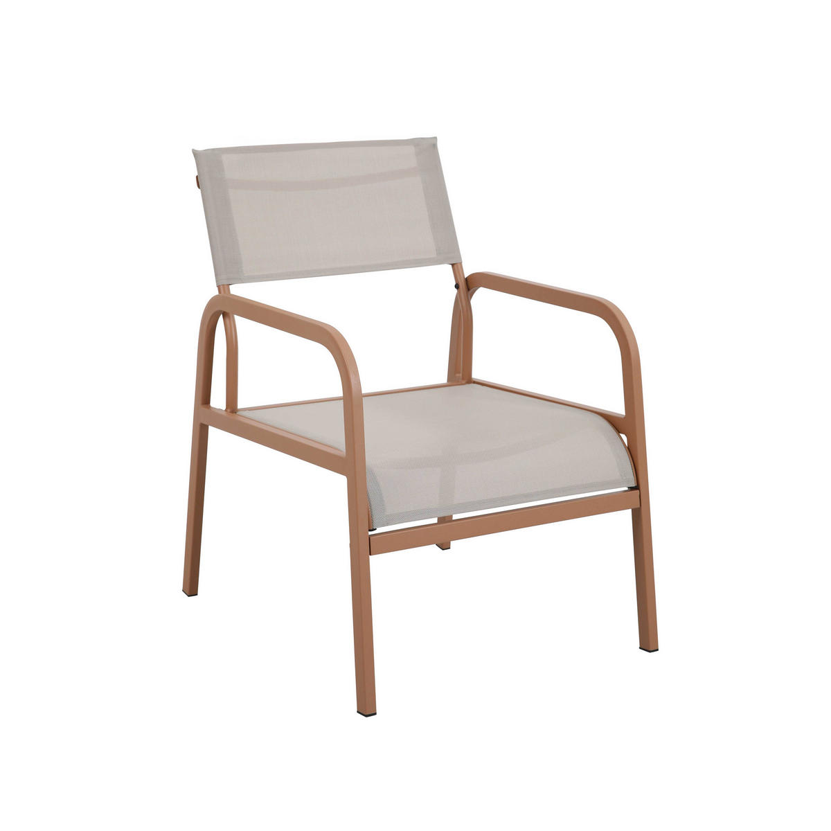 GARTENMÖBELSET 4-Sitzer, Beige - Beige, Textil - Oviala