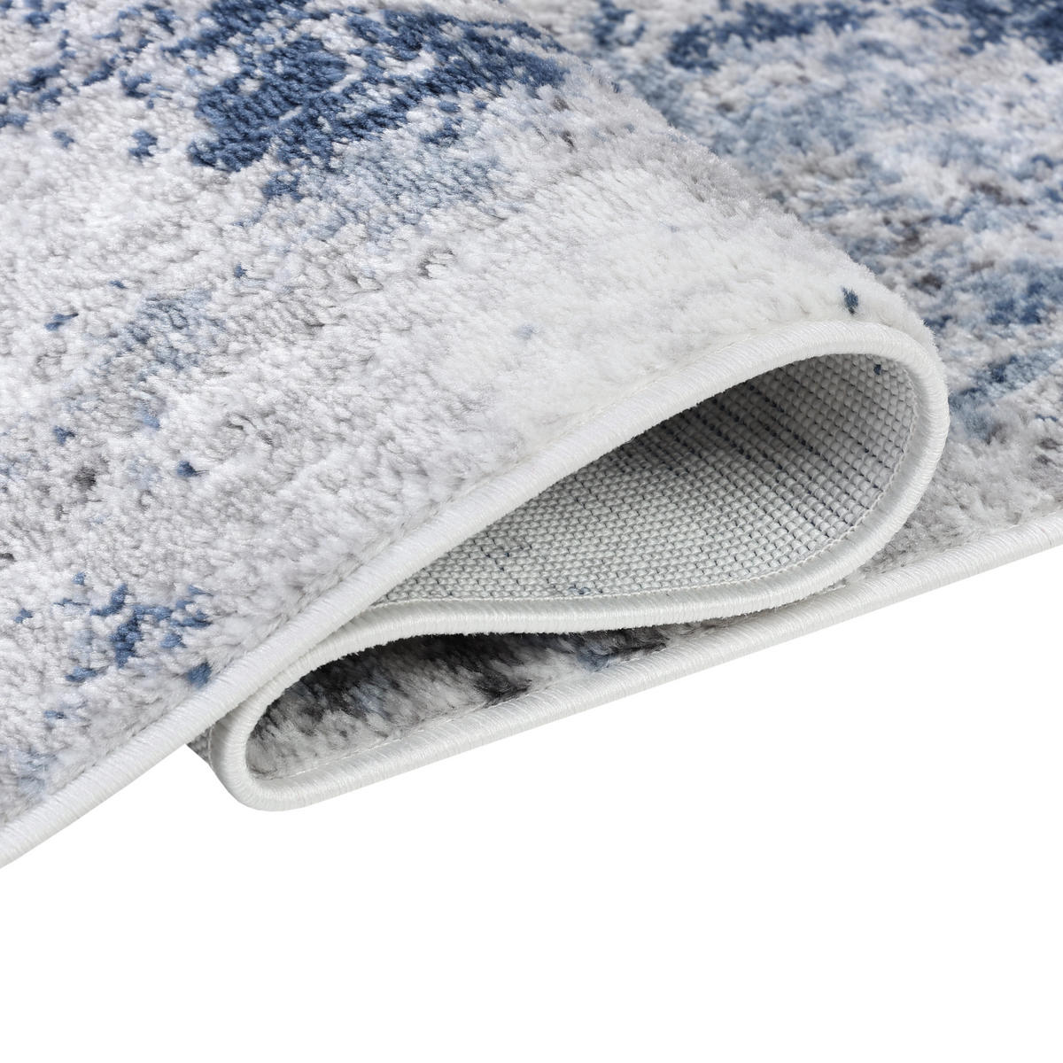 TEPPICHLÄUFER SKY blaugrau vintage 80/300 cm - Blaugrau, Textil (80/300cm) - Tapiso