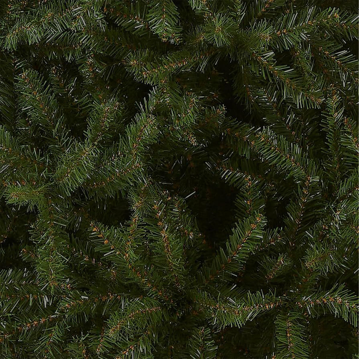 KUNST-WEIHNACHTSBAUM - Dunkelgrün, Holz/Kunststoff (210cm) - Relaxdays