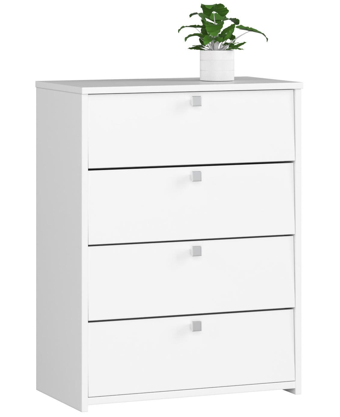 DULAP pentru pantofi Alb 85/66/36 - alb, compozit lemnos (66/85/36cm) - RAUMHIRSCH FURNITURE