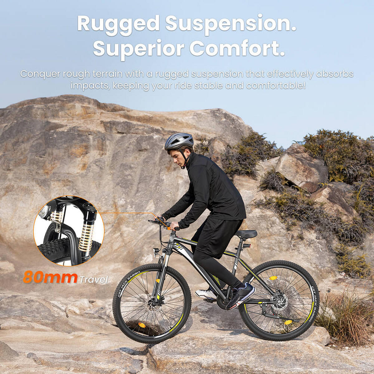 E-BIKE Touroll U1 29 – 250W Motor (45Nm), 468Wh Akku (65km), Shimano 21-Gang, 80mm Federgabel, 29" CST Reifen - Graphitfarben, Metall (110cm)