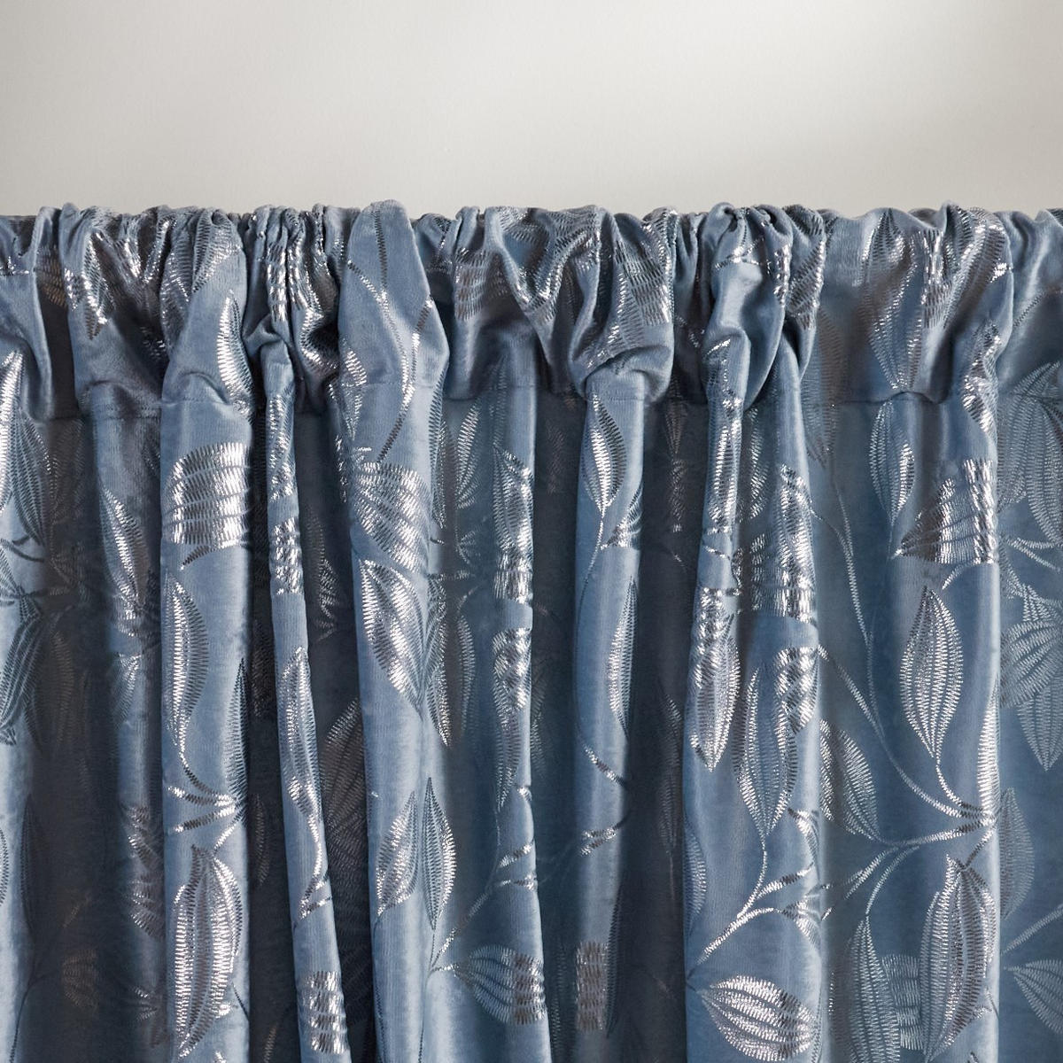 VORHANG Blomstela - Hellblau, Textil (140/1/250cm) - home&you