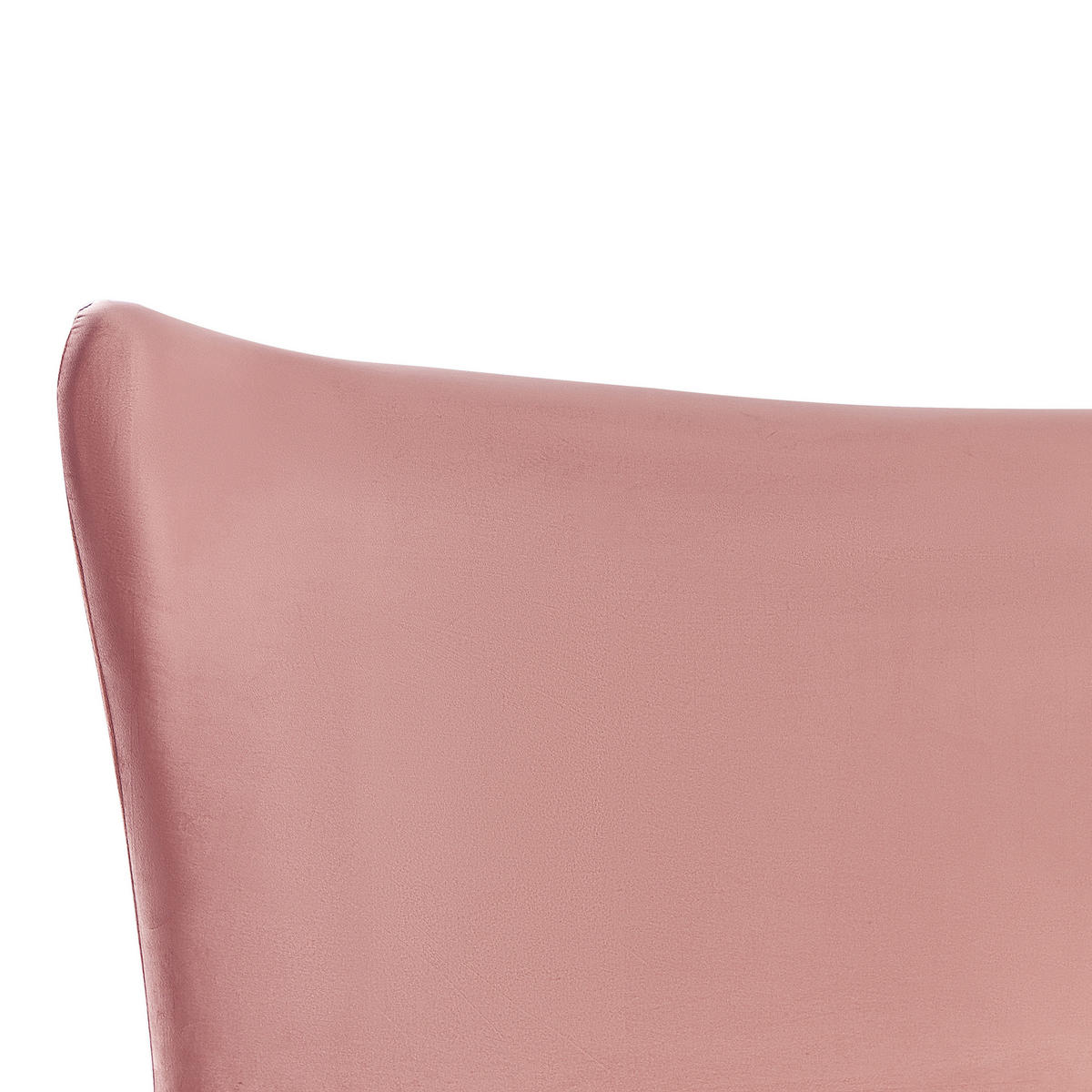 POLSTERBETT 180/200cm Pfirsichrosa Chaleix - Pink, Textil (180/200cm) - Beliani