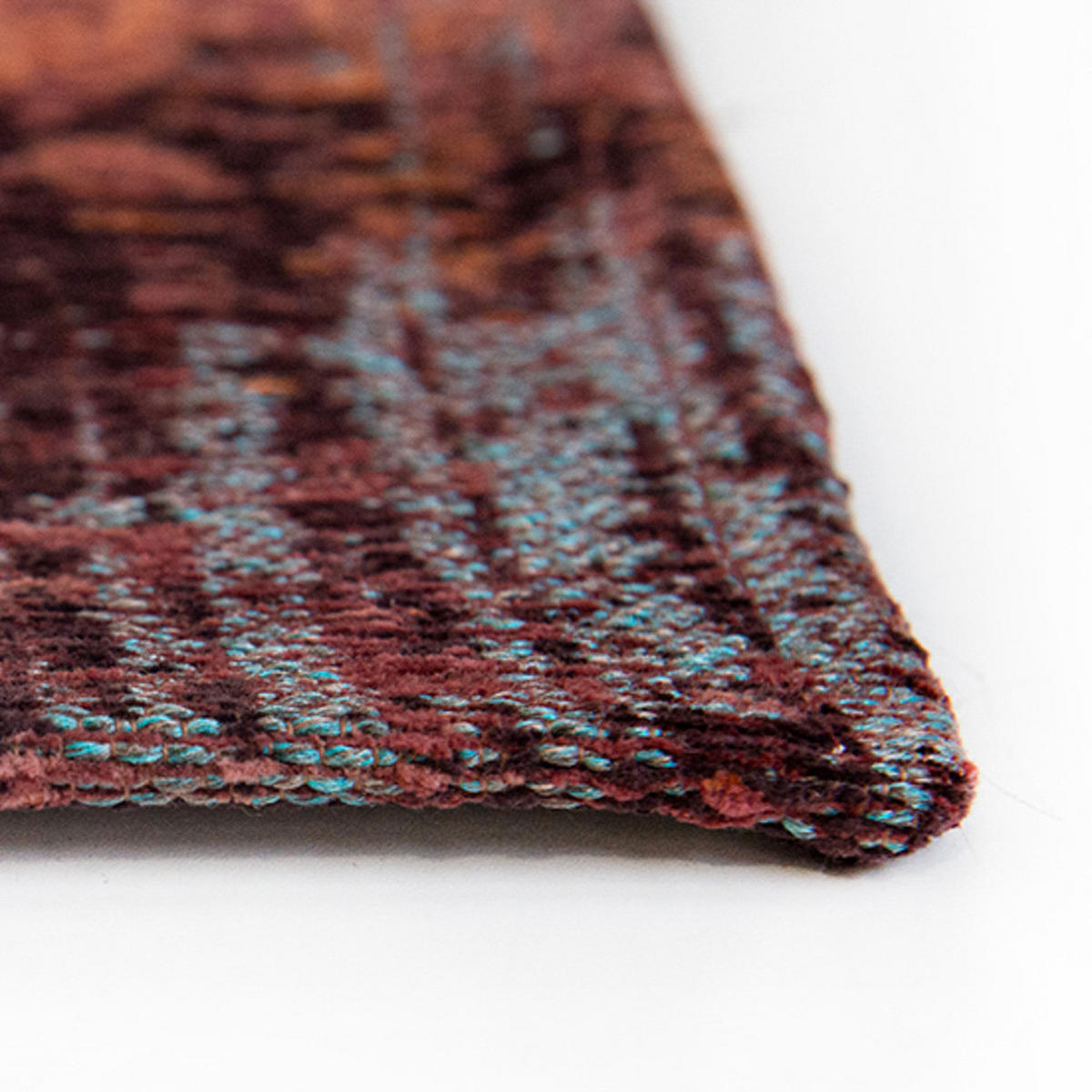 TEPPICH Nassau Red Atlantic Streaks 80/150 cm - Rot, Kunststoff/Textil (80/150cm) - Louis De Poortere