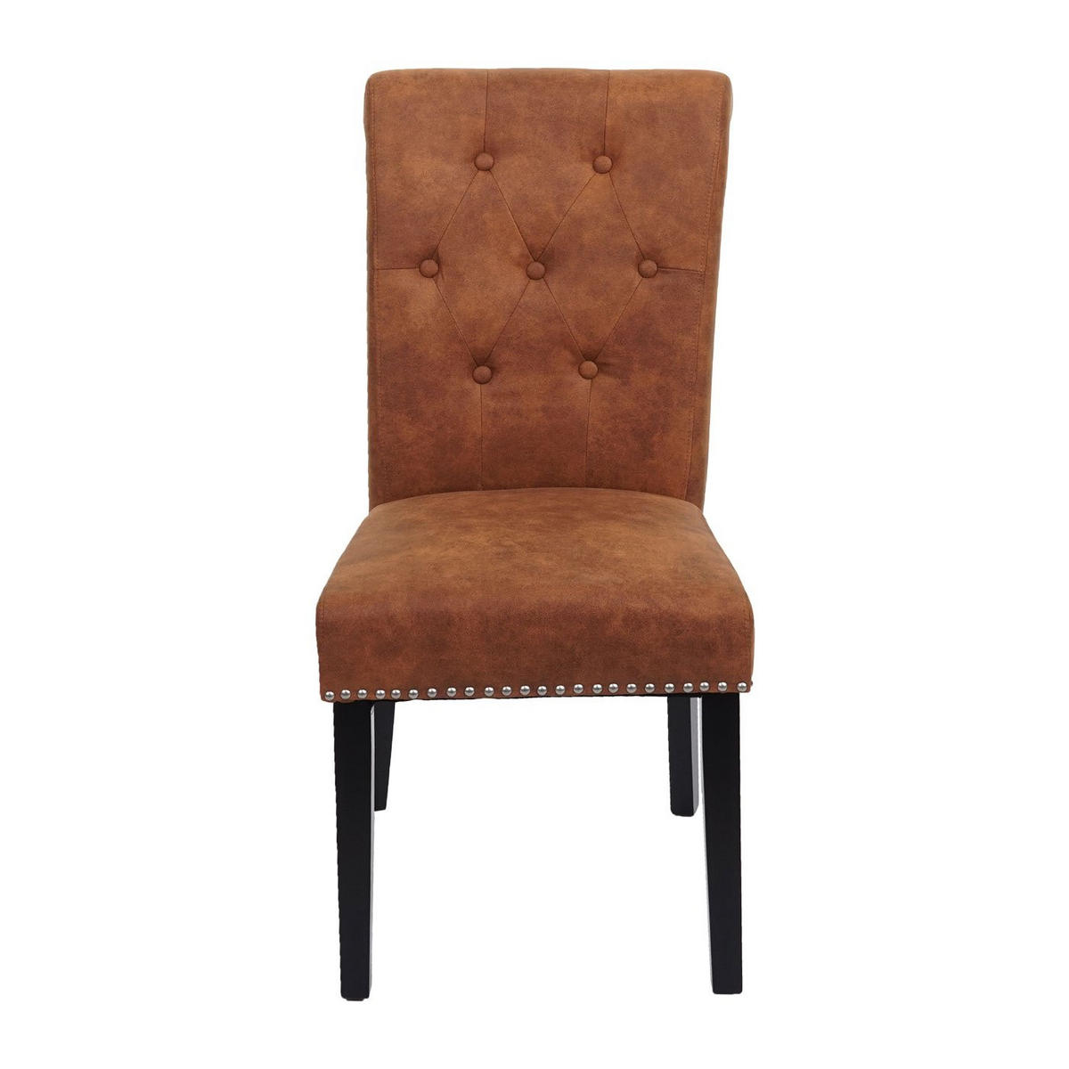 ESSZIMMERSTUHL FIELD Braun 2er-Set - Terracotta/Braun, Textil (47/98/62cm) - MCW